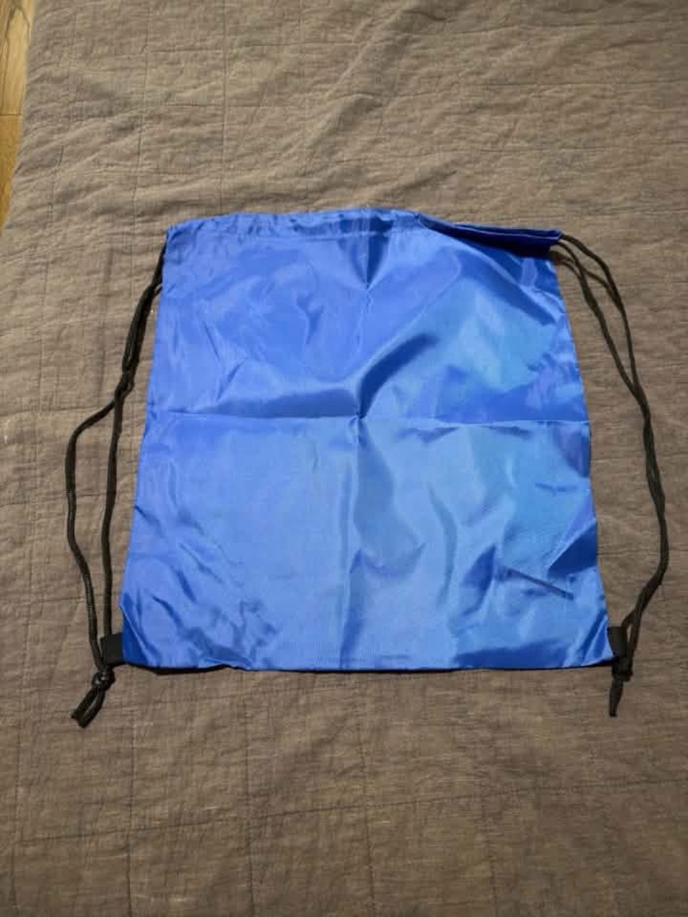 Classic Blue Drawstring Gym Bag - Unbranded